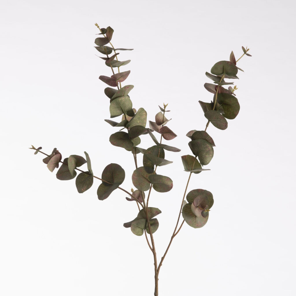 Kunstbloemen - Eucalyptus L99cm Green/Red