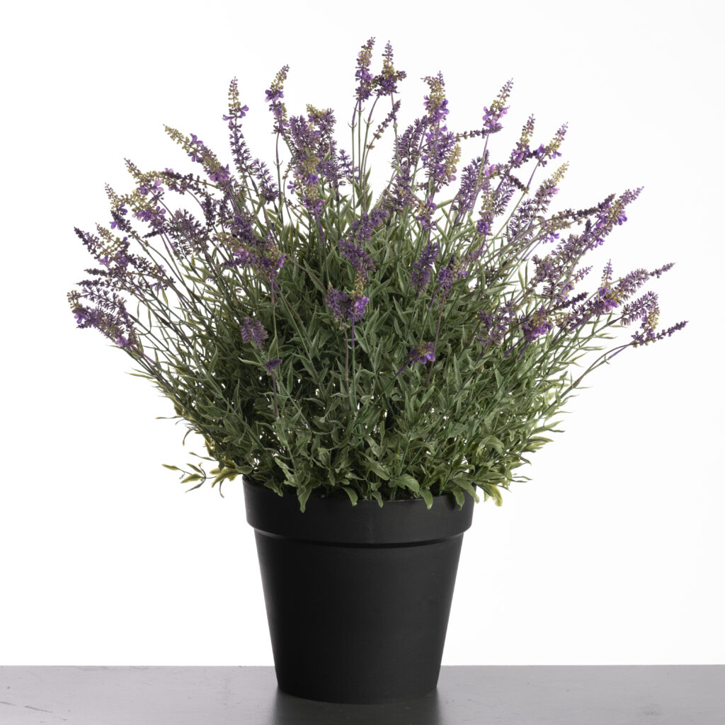 Kunstplanten - Lavender in pot H76cm Purple