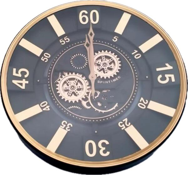 Klokken - Clock Gear Ø46cm Black