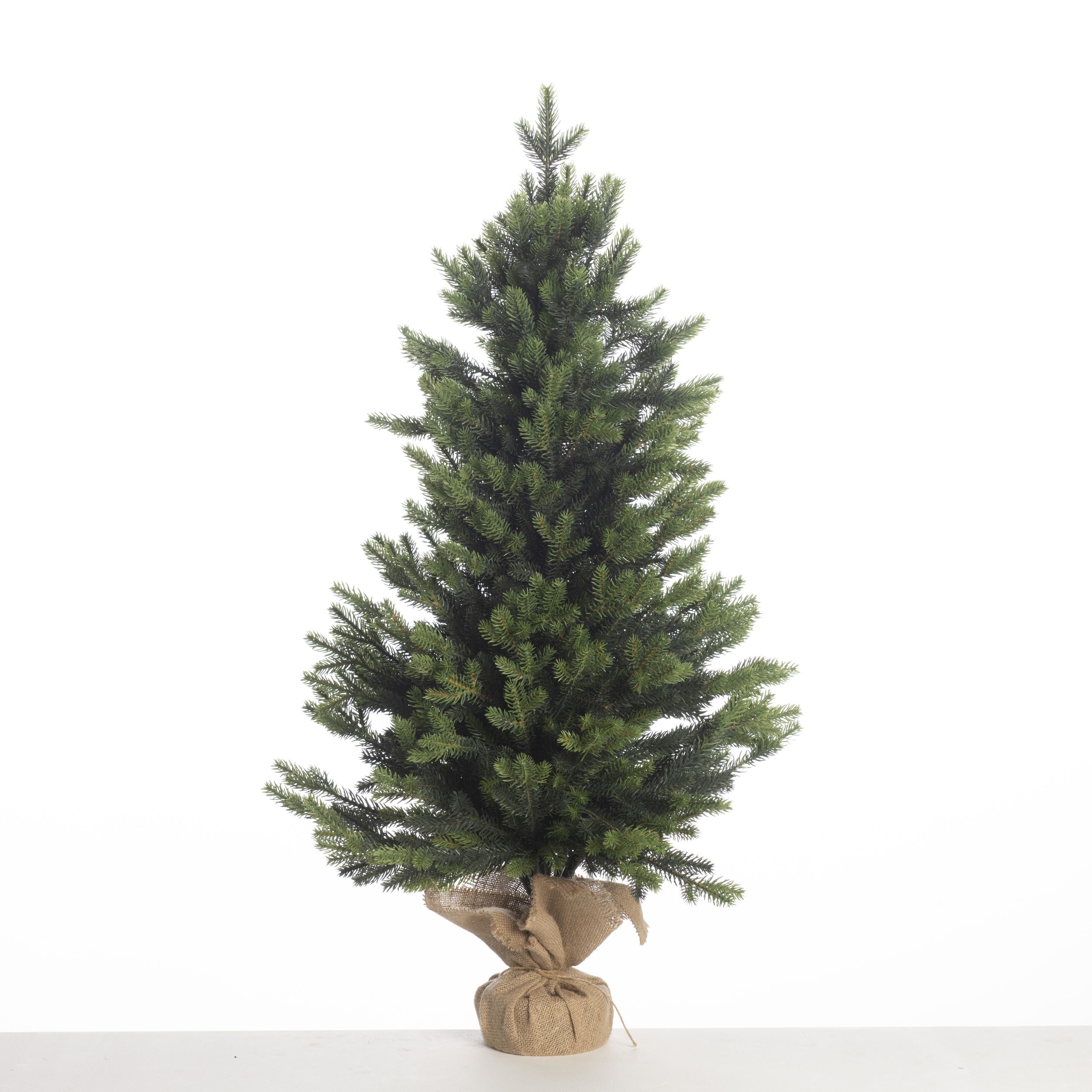 Christmas Tree H90cm Green/Jute Pot