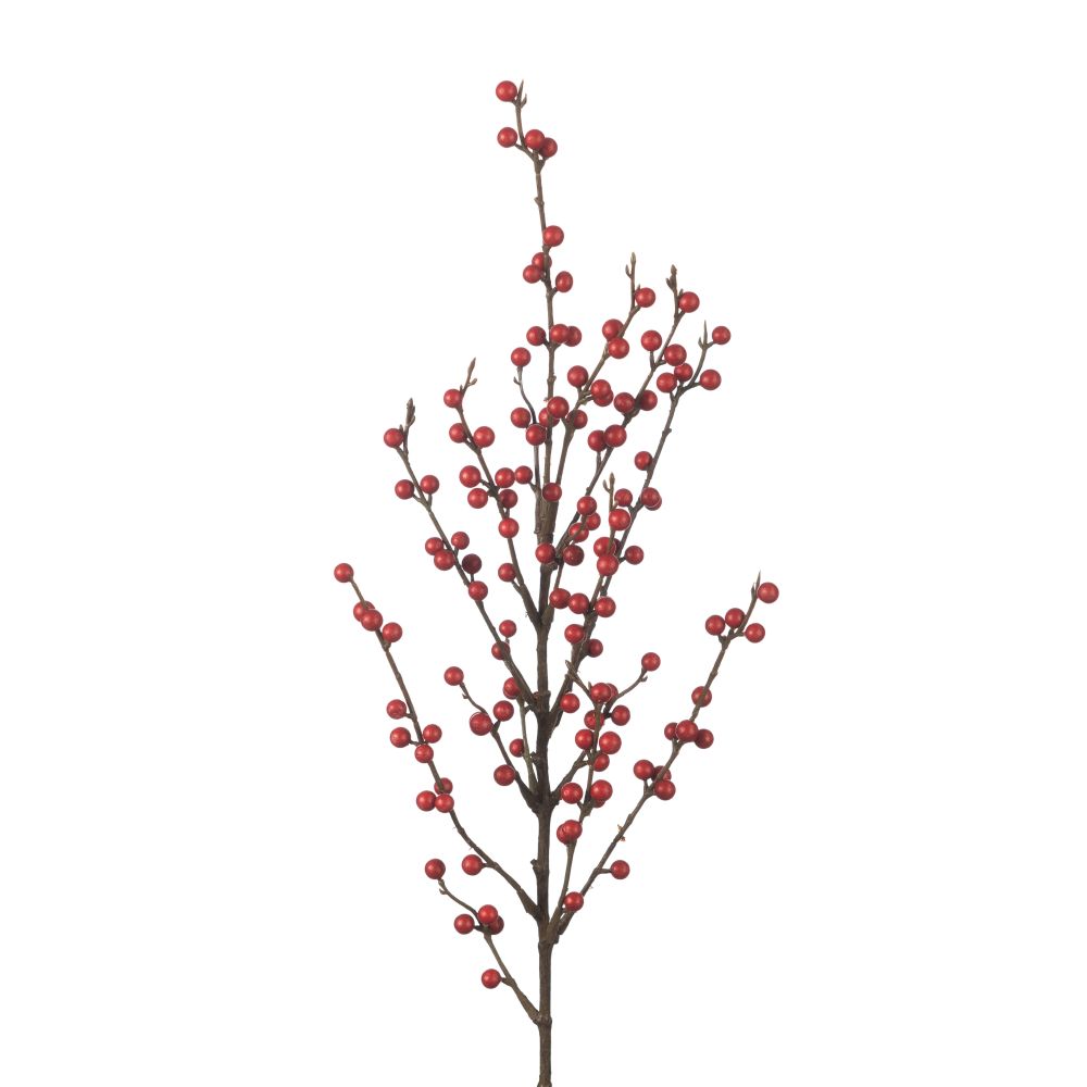 Ilex Spray L91cm Red