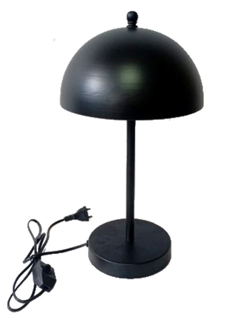 Huis accessoires - Lamp Table Ø25x46cm Black