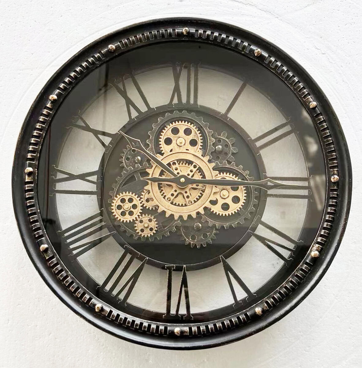 Clock Gear Ø46cm Black 2