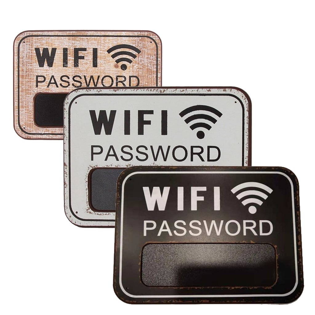 Wall Hanger MDF Wifi Password Mix/3